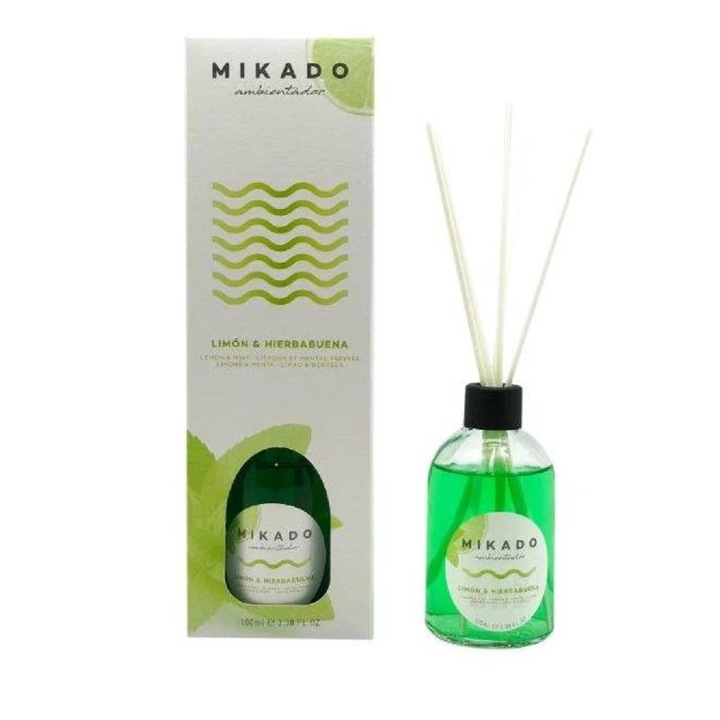 Szobaillatosító pálcikákkal, Mikado, Limon, citrusos, 100 ml