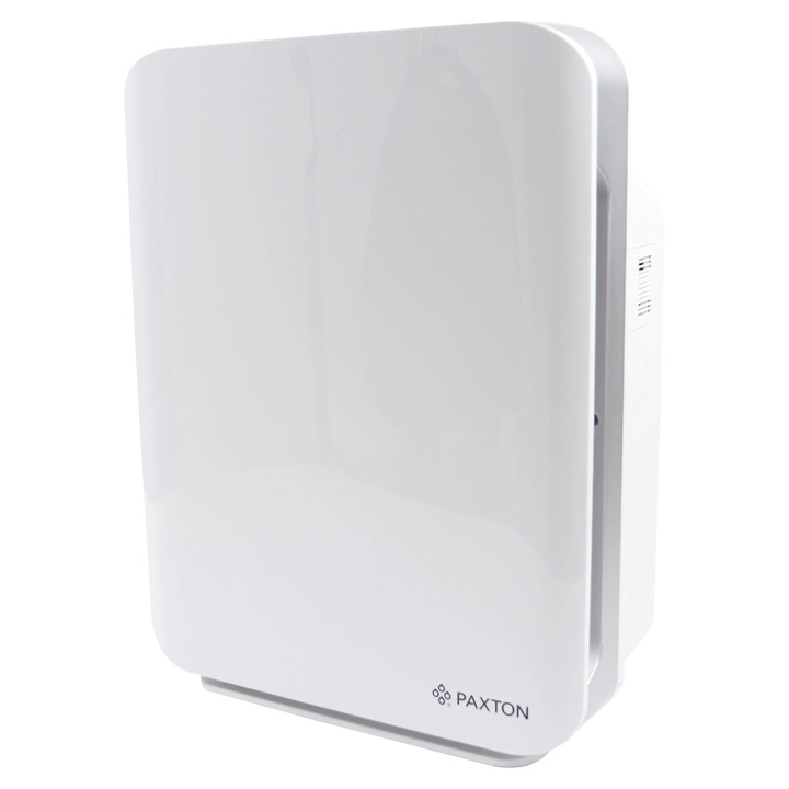 Paxton PA - 390UT légtisztító, 390 mc/h, 71 W, 48 nm lefedettségi terület, 3 fokozat, időzítő, UV fény, HEPA szűrő, fehér