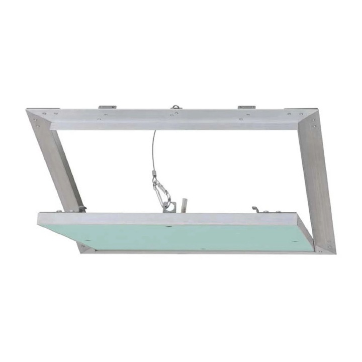 Usita vizitare Aluhydro Dakota, pentru perete, aluminiu + gips carton, 300 x 300 x 12.5 mm
