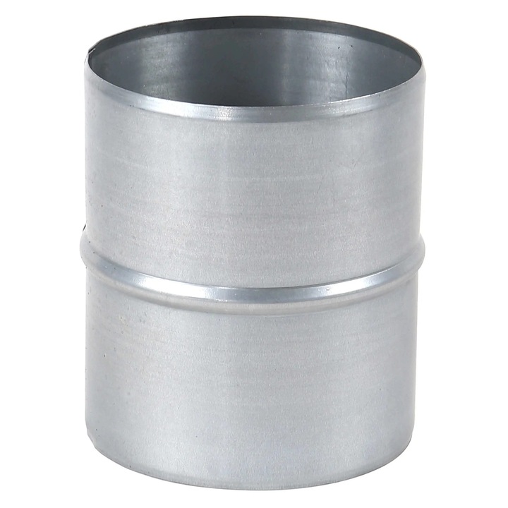 Horganyzott lemez muff, flexibilis csövek csatlakoztatásához, D 120 mm