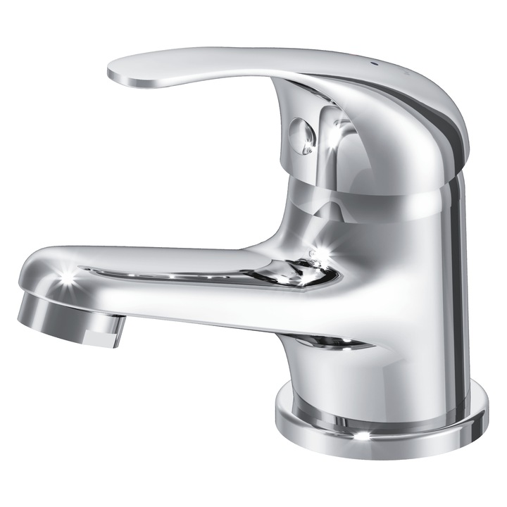 AM.PM Play F8302100 mosdó csaptelep, kerámia kartus, Neoperl perlátor, króm