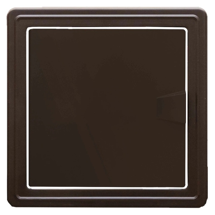 Ревизионна вратичка, TE MA, за водопроводни инсталации, кафява, 15 x 15 см