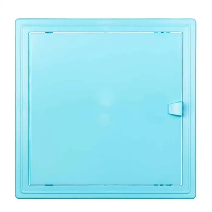 Usita vizitare, TE MA, pentru instalatiile sanitare, albastru deschis, 15 x 15 cm