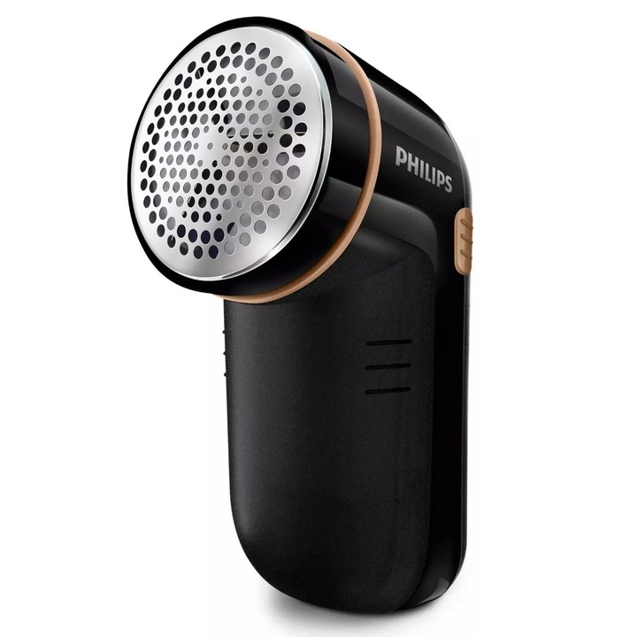 Aparat de scame Philips GC026/80, 8800 rotatii/minut, alimentare baterii, negru