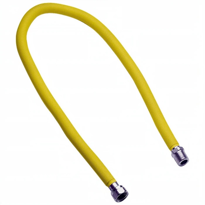 Racord flexibil gaz Remer, extensibil, otel inoxidabil, 1/2", filet interior - exterior, 750 - 1500 mm