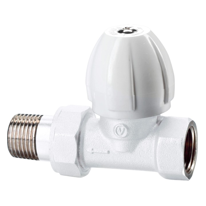 Robinet calorifer tur, drept, Valvex Activ F15-PS, alama, 1/2"