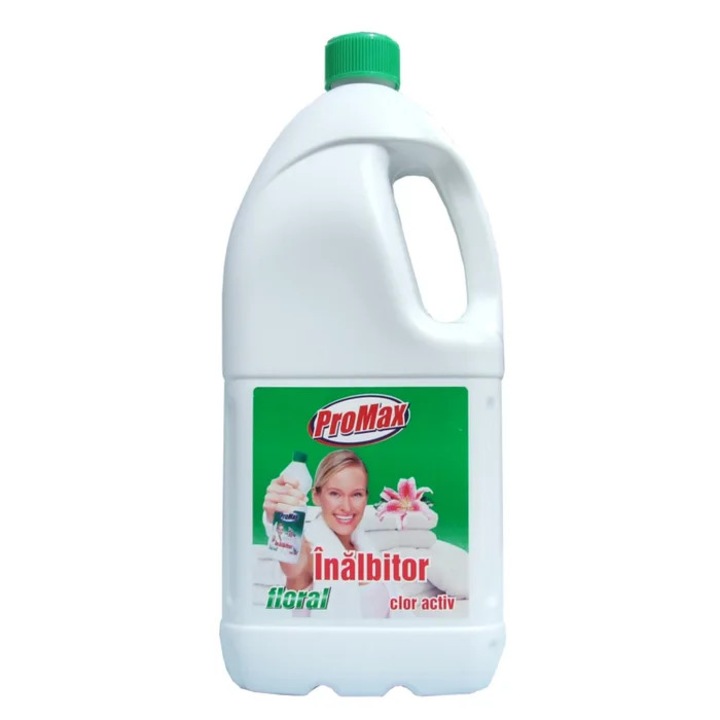 Clor inalbitor rufe, Promax, parfum floral, 2 L