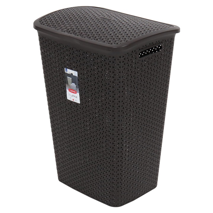 Cos de rufe My Style, plastic, maro, 42.8 x 33 x 60.4 cm, 55 L