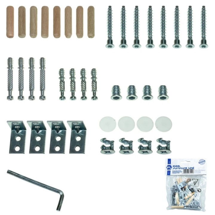 Kit reparare, 90110, pentru mobilier din PAL 18 mm
