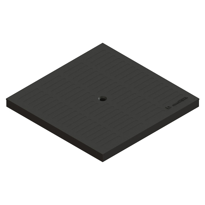 Capac pentru camin Vodaland, PP, negru, A15, 300 x 300 mm