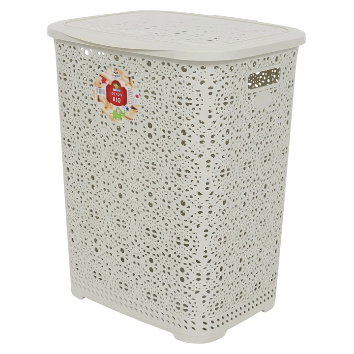 Cos de rufe Rio 82000, plastic, ivoriu, 65 L, diverse modele