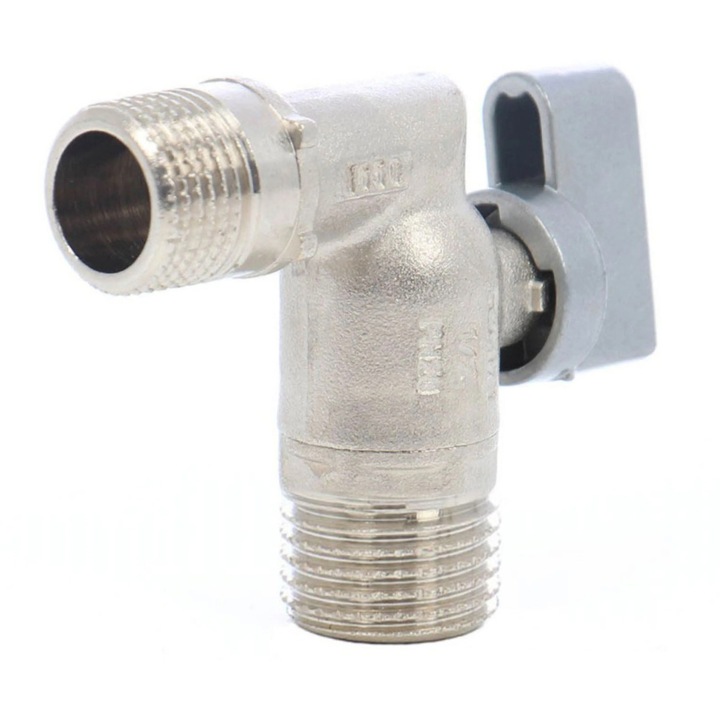 Fratelli Fortis 2030 sarok golyóscsap, sárgaréz, 1/2"x 3/4"