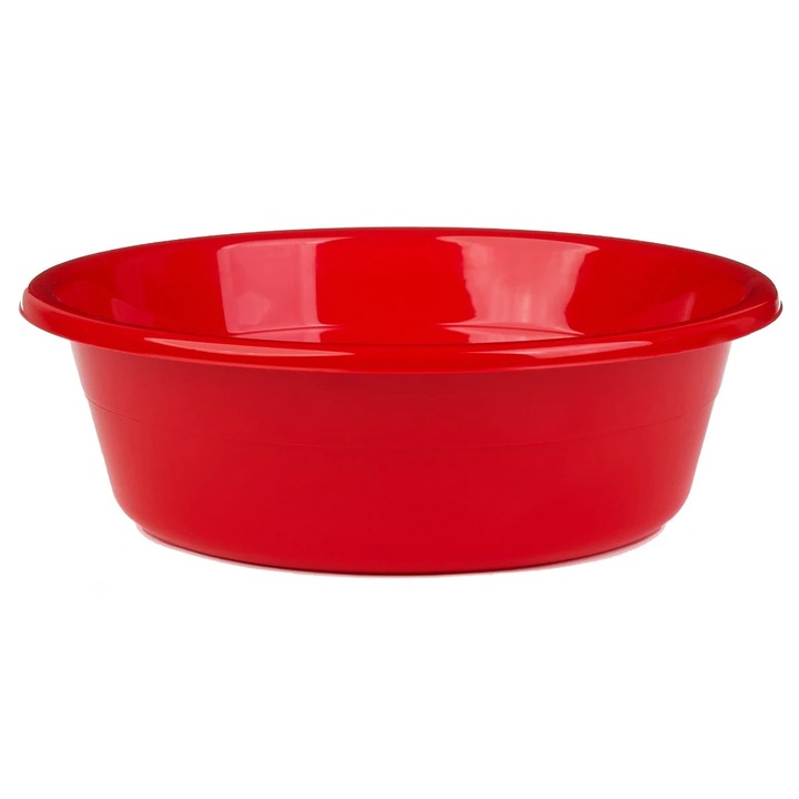 Lighean rotund Alisan, plastic, diverse culori, 6 L, 370 x 130 mm