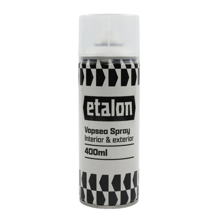 Spray vopsea, Etalon, alb lucios RAL 9003, interior / exterior, 400 ml