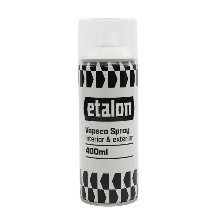 Spray vopsea, Etalon, alb mat RAL 9003, interior / exterior, 400 ml