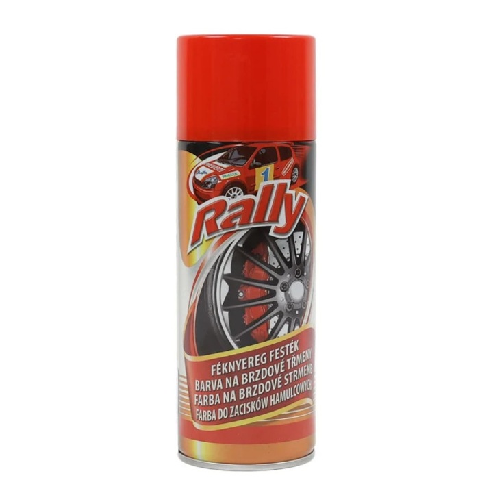 Spray auto cu vopsea, pentru etriere, rosu, Rally, 400 ml