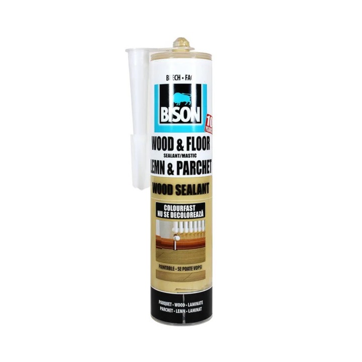 Mastic pentru lemn, Bison Wood Sealant, fag, 300 ml