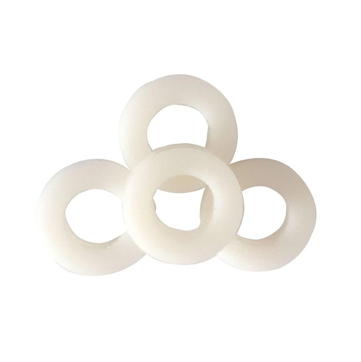 Set 4 garnituri cauciuc, pentru etansare racord flexibil apa, 1/2"