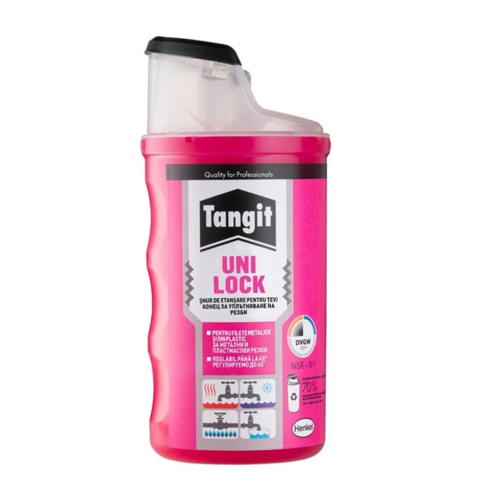 Etansant snur pentru tevi de apa si gaz, Tangit Uni-Lock, 160 m