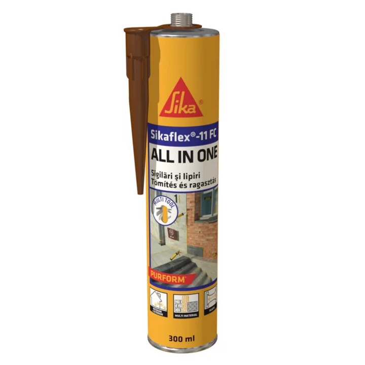 Adeziv sigilant Sika Sikaflex - 11 FC Purform, maro, 300 ml