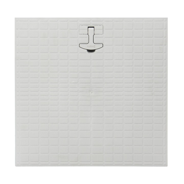 Capac camin monolitic cu maner, polipropilena, 300 x 300 mm