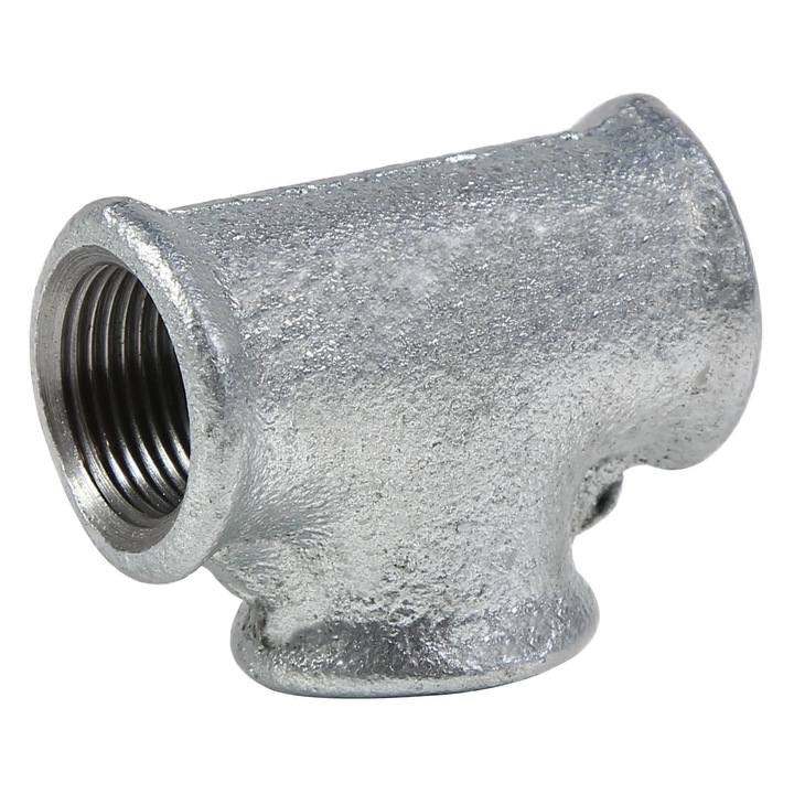 Teu fonta zincata, 1/2", 130