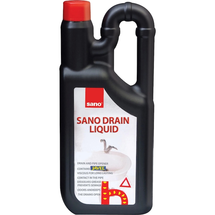 Sano Drain lefolyótisztító oldat, 1000 ml