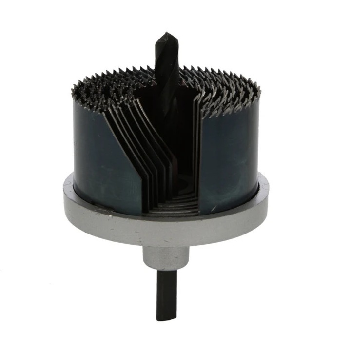 Carota pentru taiere lemn / placi de policarbonat, Wolfcraft 2160000, 25 - 62 mm, set 7 bucati