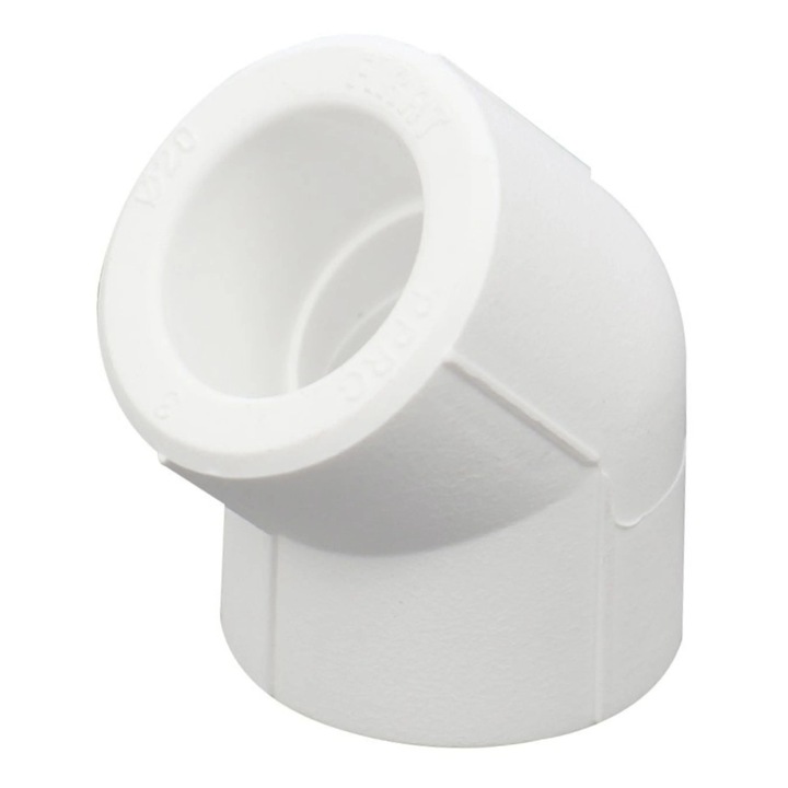 Cot PP 20mm, 45 grade, DarAnDAm, alb