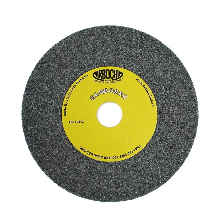 Piatra abraziva pentru rectificare / ascutire widia, metale neferoase, ceramice, Carbochim 22C46M5V1CE, 150 x 20 x 20 mm