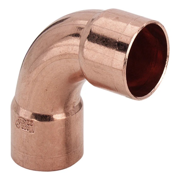 Cot cupru, interior-interior, D 18 mm, 90 grade, 5090