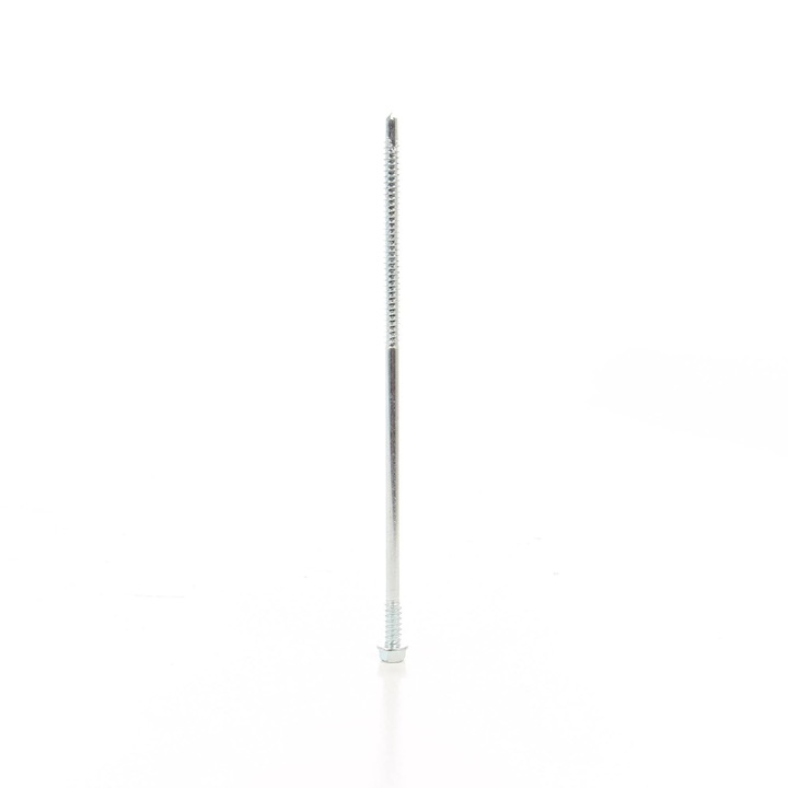 Surub autoforant, pentru panouri, cu cap hexagonal, din otel, zincat alb, SW8, 6.3/5.5 x 175 mm