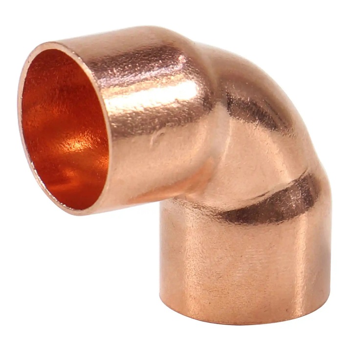 Cot cupru, interior-interior, D 28 mm, 90 grade, 5090