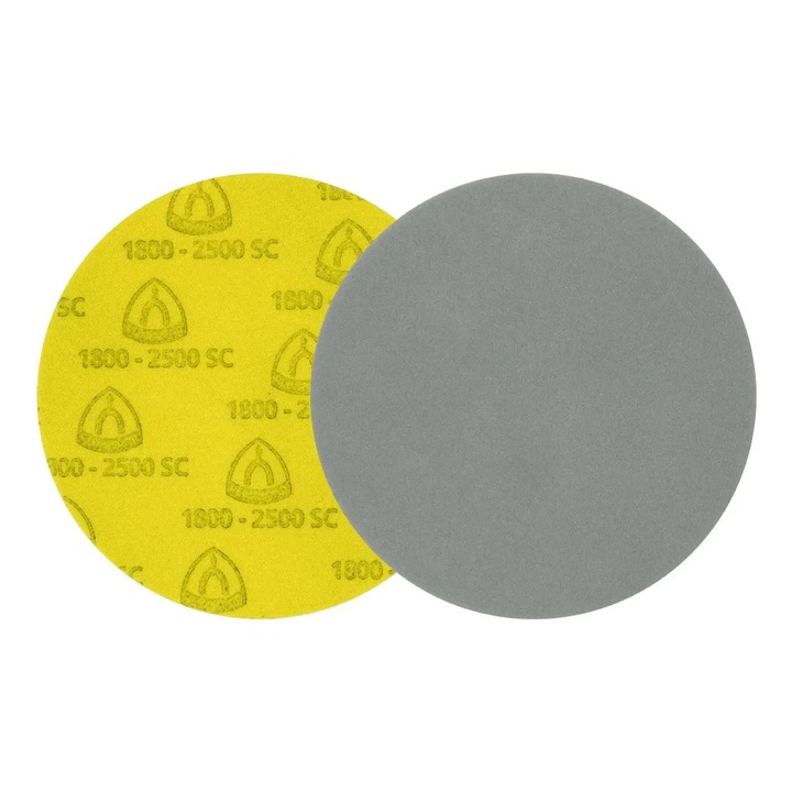 Disc abraziv cu autofixare, pentru slefuire vopsea / lac / chit, Klingspor FD500, 125 mm, granulatie 1000