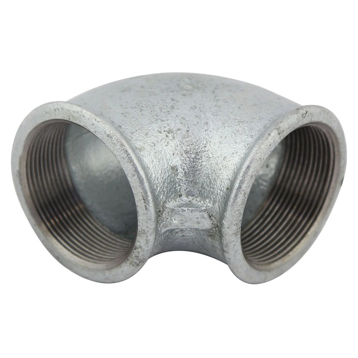 Cot 3/8 DarAnDAm negru fontă 90x3/8 pentru instalații sanitare