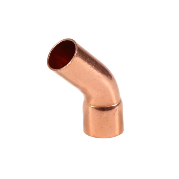 Curba cupru, 45 grade, interior-exterior, D28 mm, 5040