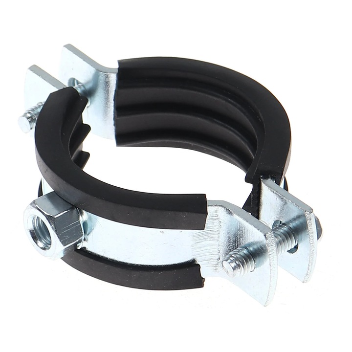 Colier metalic pentru tevi, cu garnitura de cauciuc, Friulsider, 1 - 1/4 inch