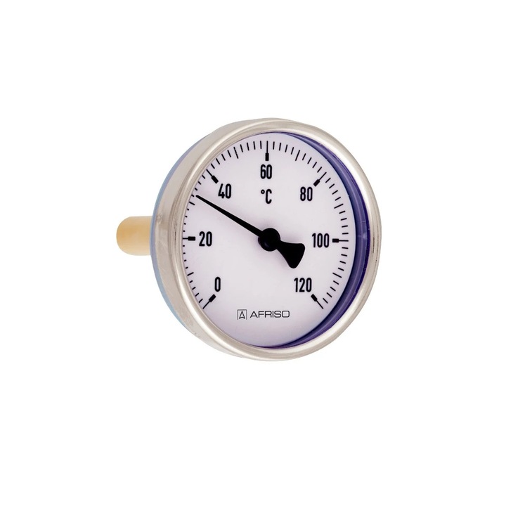 Termometru cu imersie Afriso BITH63ST, cu tija 45 mm, 1/2", 0-120 grade Celsius