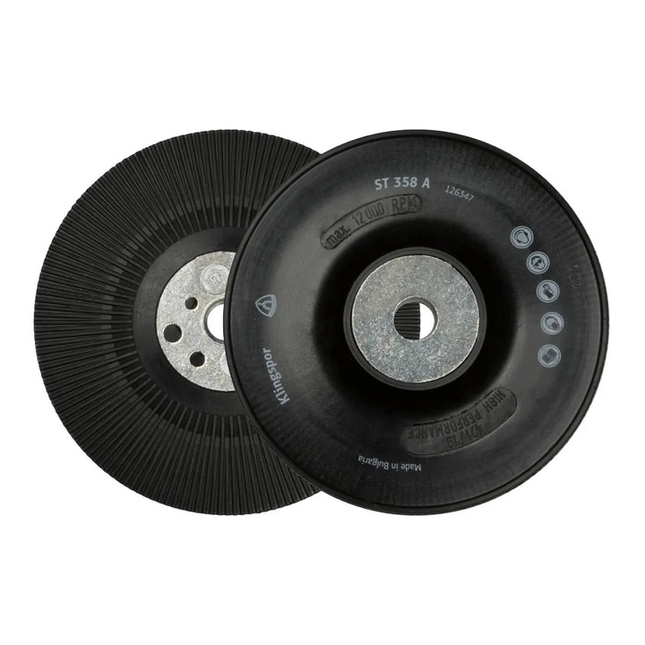 Suport pentru disc abraziv, pentru polizor unghiular, Klingspor ST358A, 125 mm