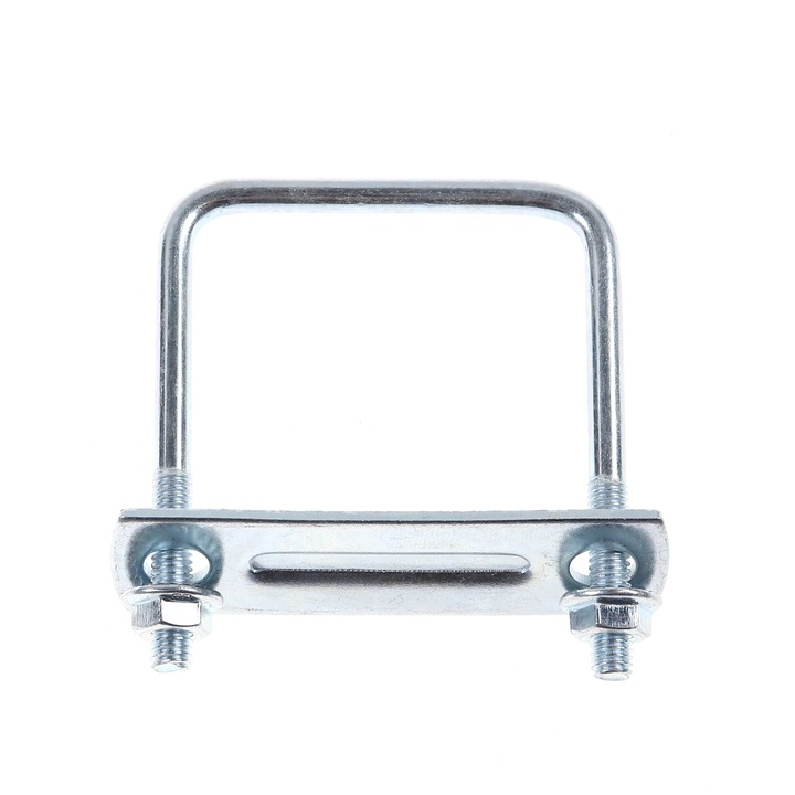 U alakú csavar, 6 x 65/60 + lemez + alátétek + anyák, 4 pár/szett