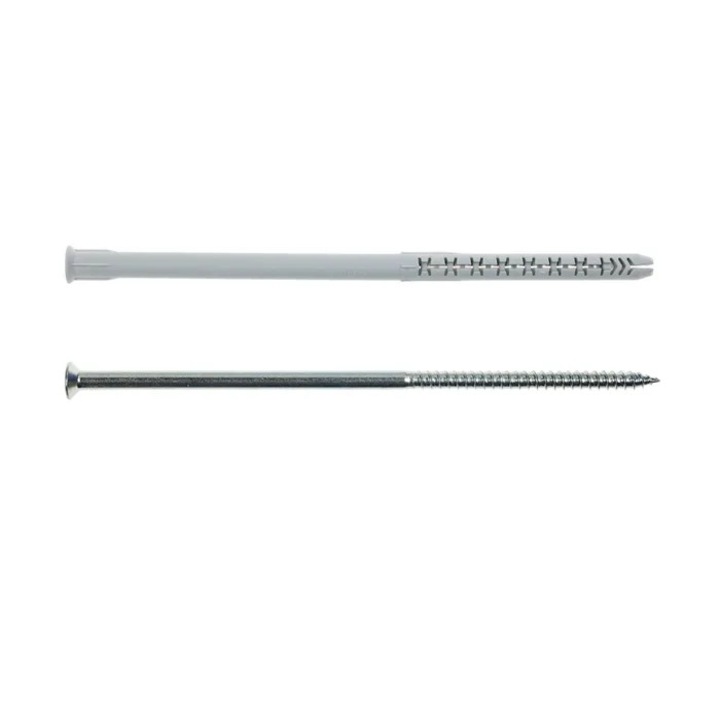 Diblu universal din nylon, Friulsider FM-X5, 8 x 170 mm, cu surub, 6 x 175 mm, cap inecat, amprenta Torx