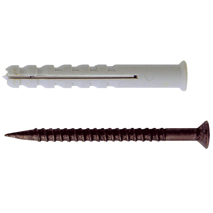 Diblu universal din nylon, cu surub cu cap inecat, Friulsider TBS, 4 x 30 mm