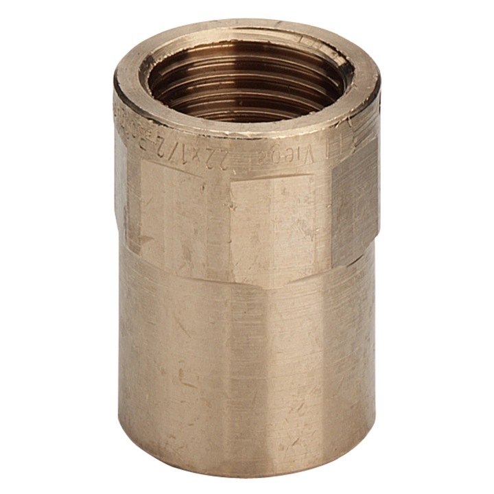 Adaptor bronz, interior-interior, 15 mm x 1/2", 4270G