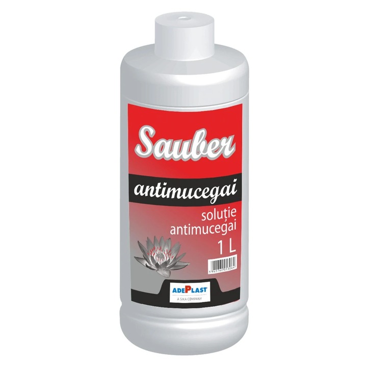 Solutie antimucegai Sauber, interior / exterior, 1 L