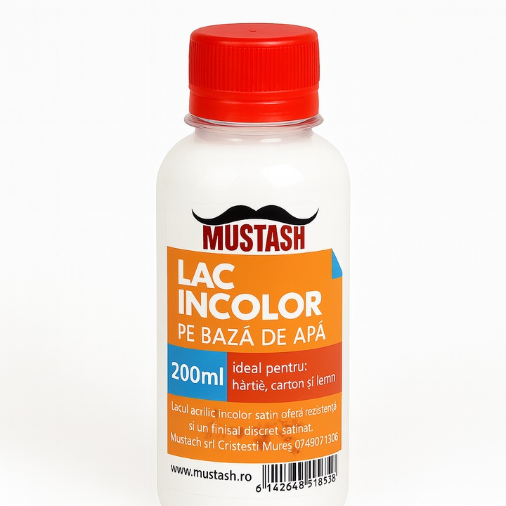 Lac incolor pe baza de apa 200 ml – pentru interior, hobby si decoupage