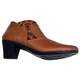 Botine dama scurte din piele naturala Daria, Maro cognac