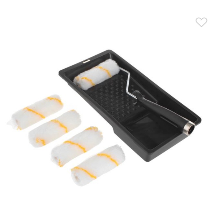 Kit Zugravit cu Tava Rola & 4 Rezerve - 7buc