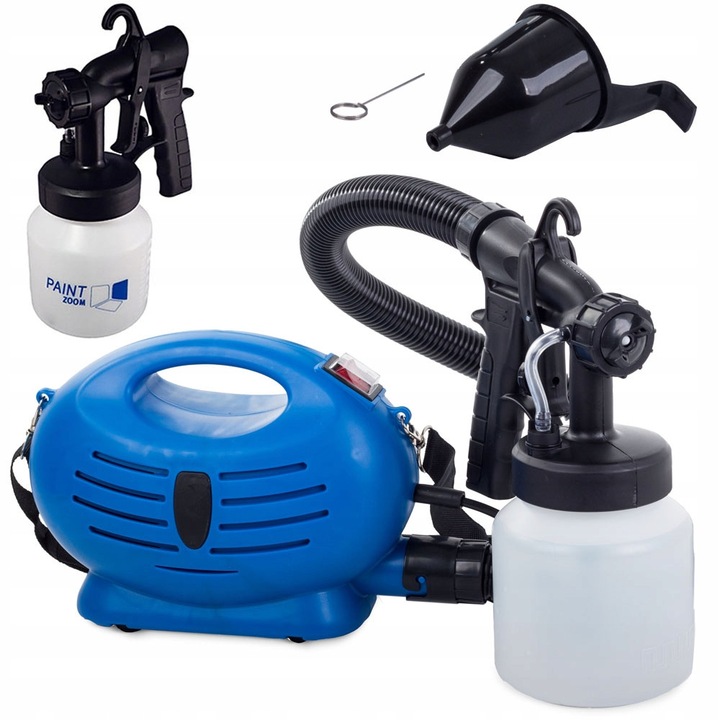 Pistol electric de vopsit Paint Zoom pentru pereti tavan si suprafete multiple aplicare rapida si profesionala economisire vopsea