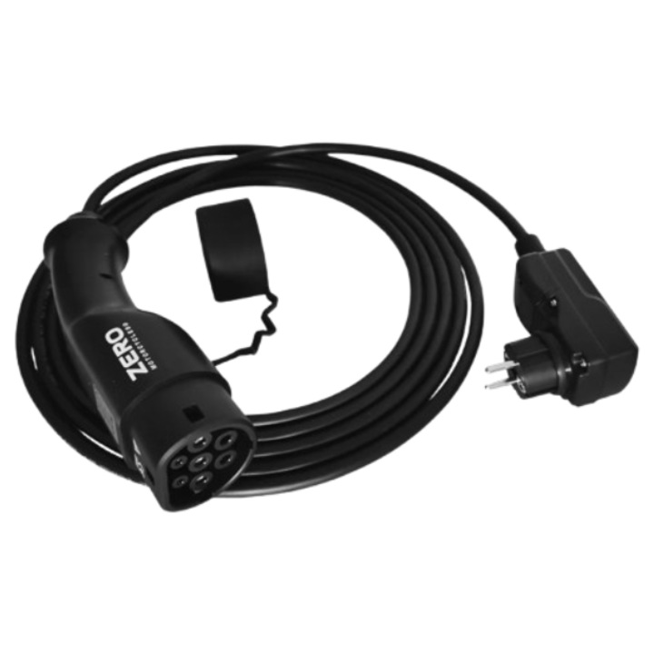 Кабел за зареждане EVSE ZERO, ТИП 2, 3 kW, предпазител RCD