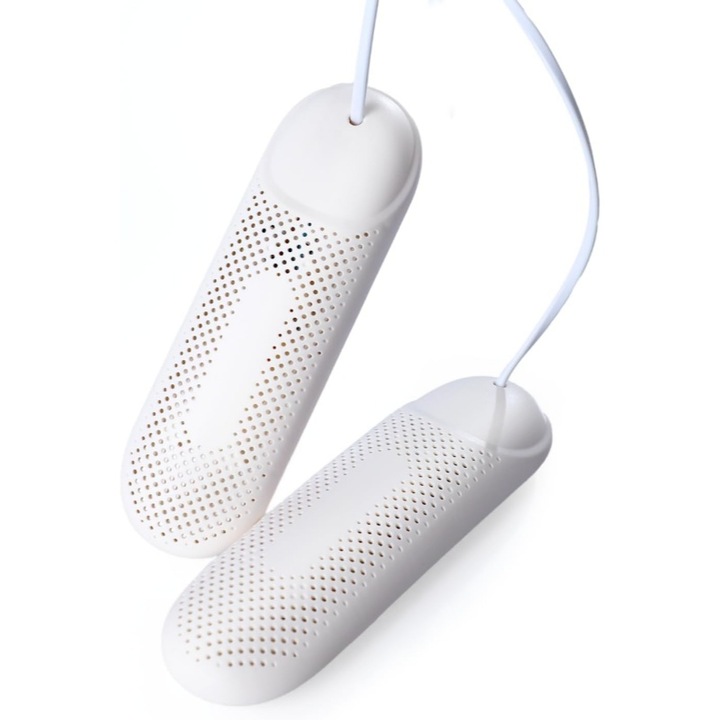 Uscator Electric pentru Incaltaminte 360° cu Control Inteligent al Temperaturii, Kuvikoo™ Oprire Automata si Timer Programabil (4H/8H/12H) – Ideal pentru Pantofi, Adidasi, Cizme, Bocanci si Sosete